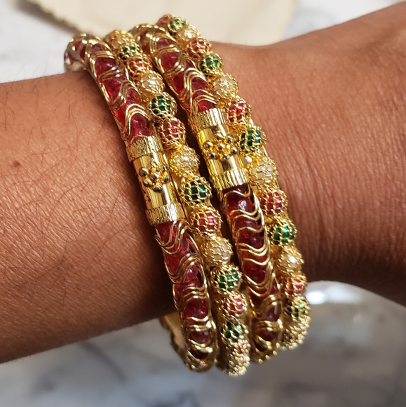 Coomi gold plated bangles/bracelets - Picture 3 of 14